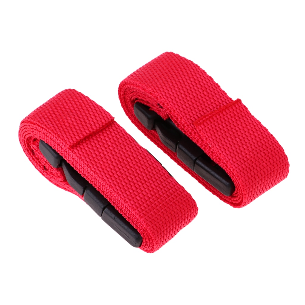 2pcs Strong Webbing Straps for Securing the Golf Bag to the Trolley