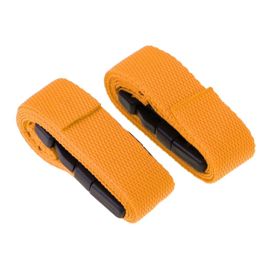 2pcs Strong Webbing Straps for Securing the Golf Bag to the Trolley