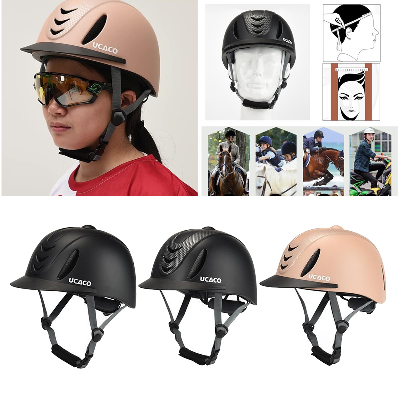 Horse Riding Head Cap Sport Equestrian Helmet Lightweight Tough And Durable Kids Horse Riding Helmet Kask Equestrian Helmets