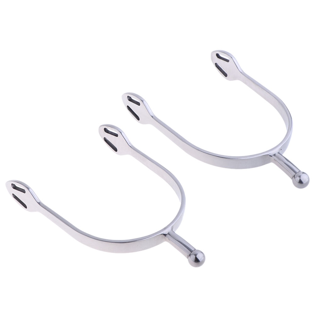 1 Pair Stainless Steel Horse  Equestrian Training Horse Riding