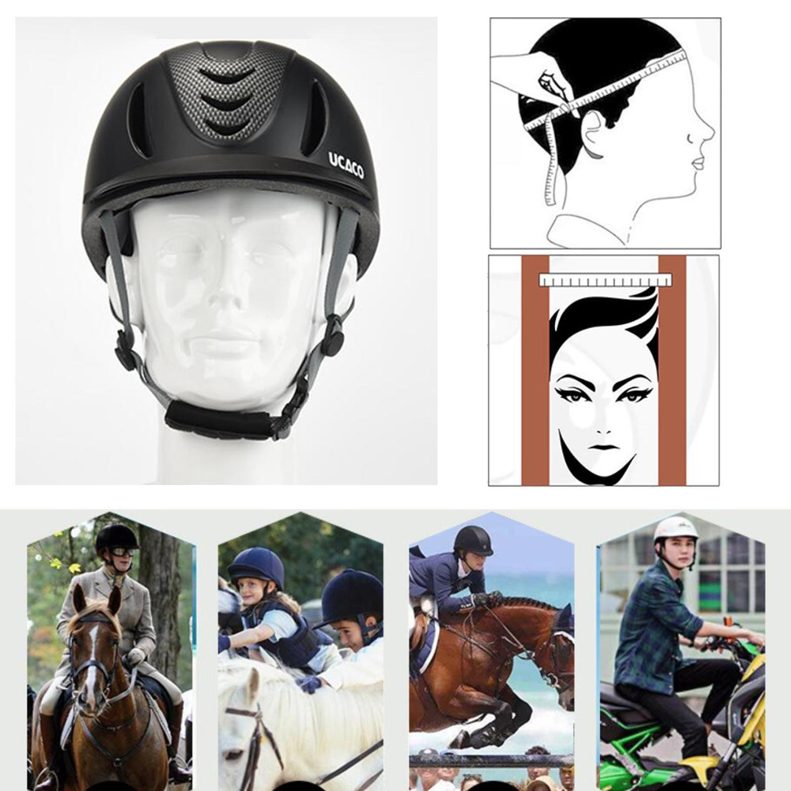 Starter Equestrian Helmet Lightweight Horseback Riding Helmet Ventilated Riding Hat Cover Head Protective Gear CE Certified 