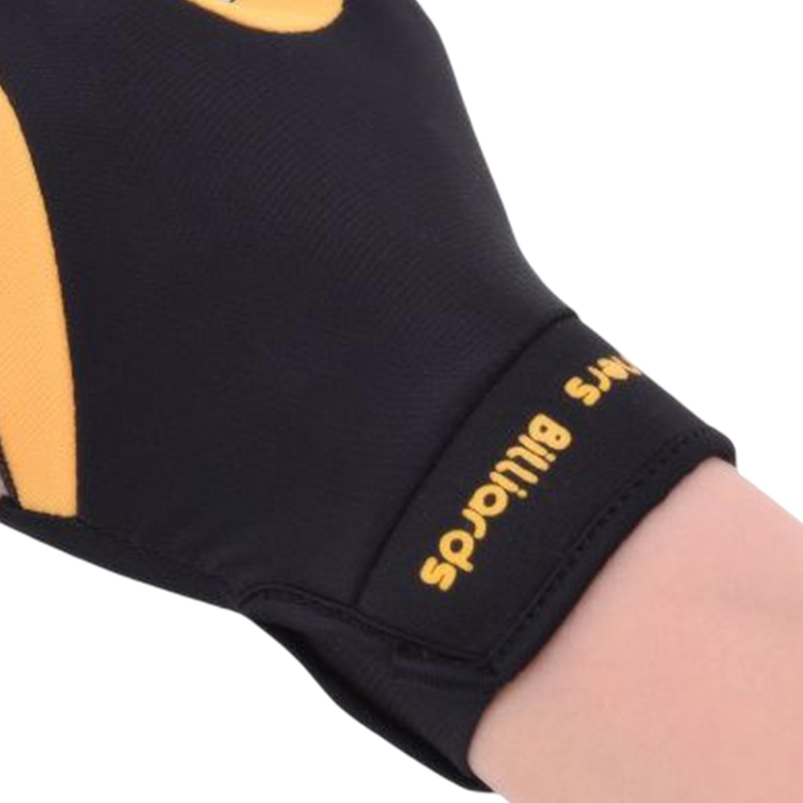 Left Bridge Hand Snooker Billiard Glove Elastic with Anti Skid Pad Quick Dry Unisex Adults Billiard Glove Handwear Universal