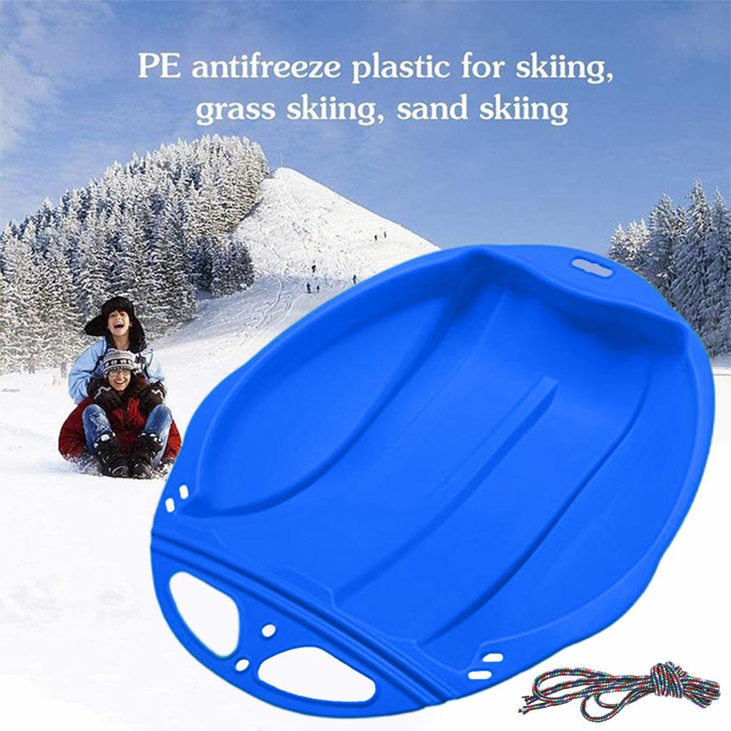 Durable Snow Sled Sledge Outdoor Toy Ski Board Speeder Sleigh Boys Girls