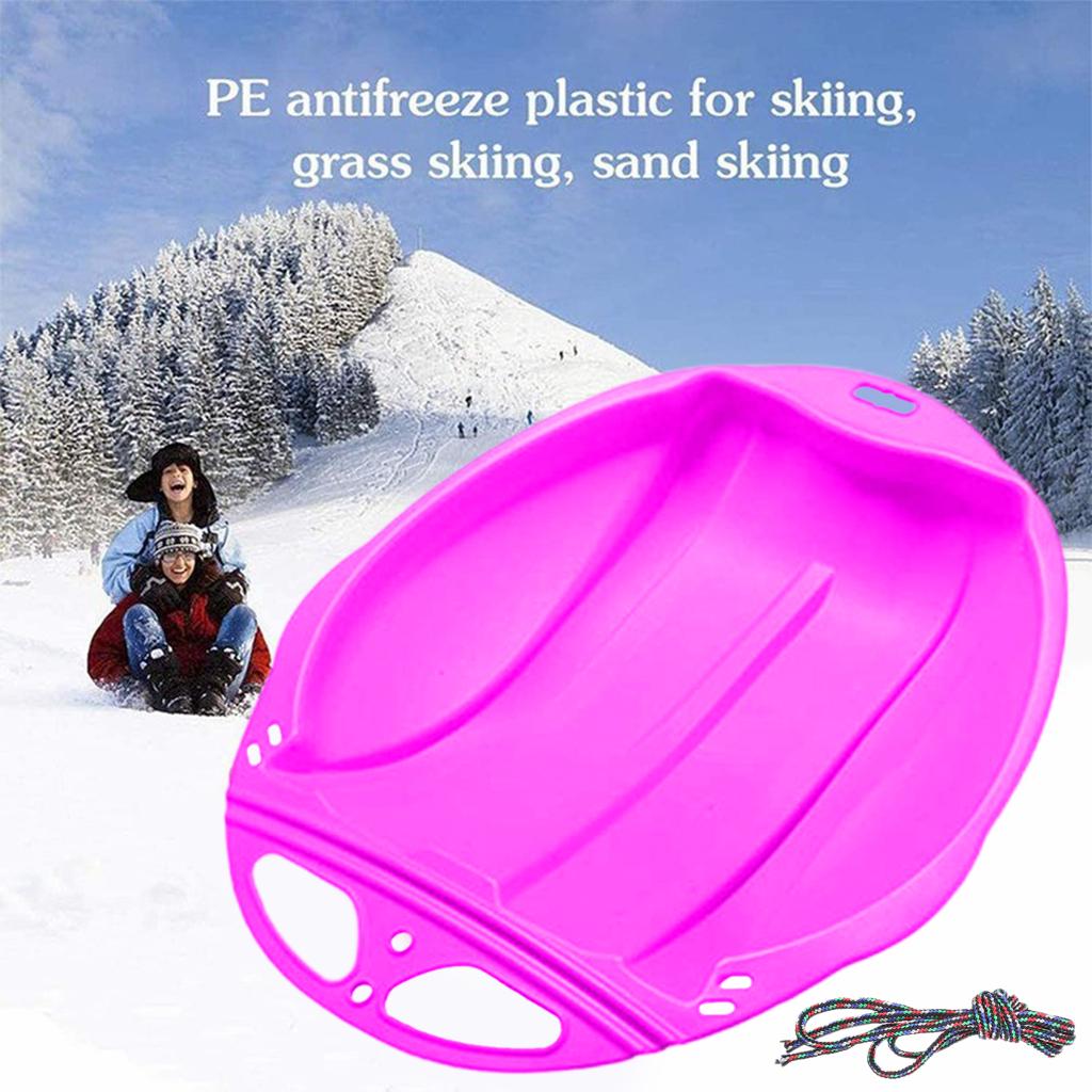 Durable Snow Sled Sledge Outdoor Toy Ski Board Speeder Sleigh Boys Girls