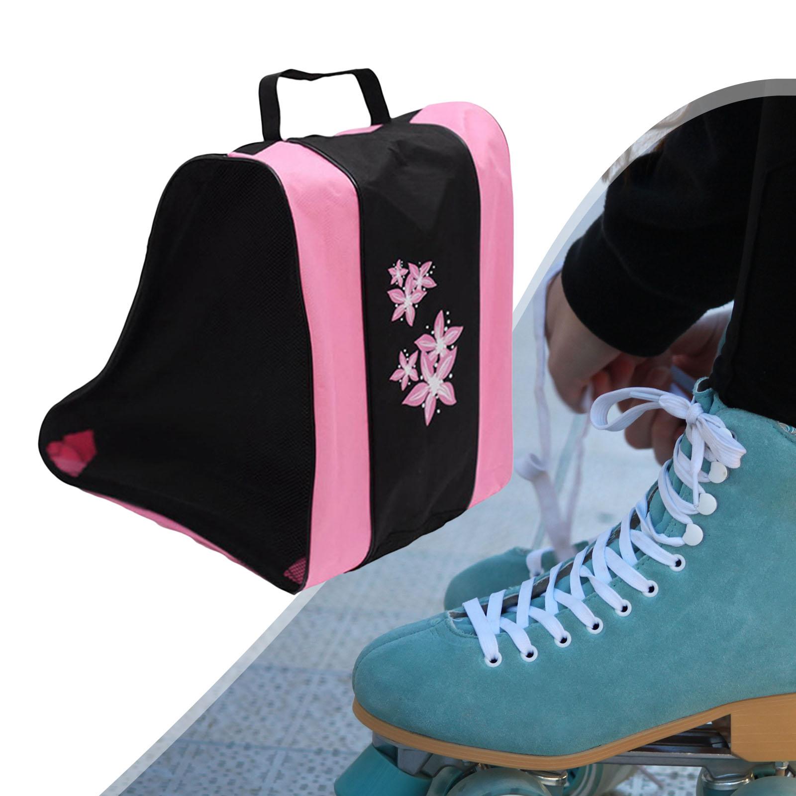 Roller , Ice  Triangle  Skate Shoes Carry Case Skate Tote with Adjustable